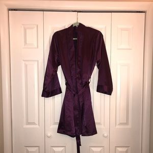 Purple Silk-Like Robe